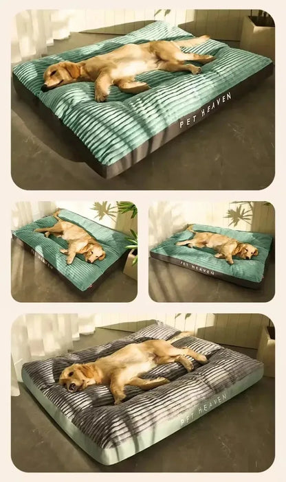 L-3XL Washable Corduroy Pet Dog Bed Sofa Cushion Mat