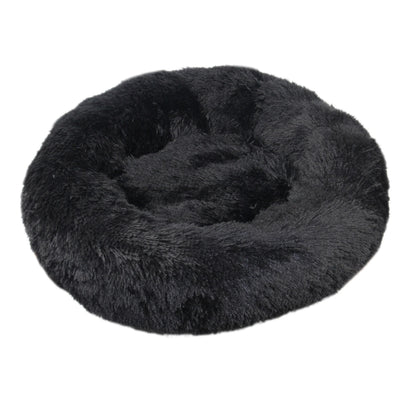 M-4XL Long Plush Round Pet Dog Bed Mat Cushion Mattress