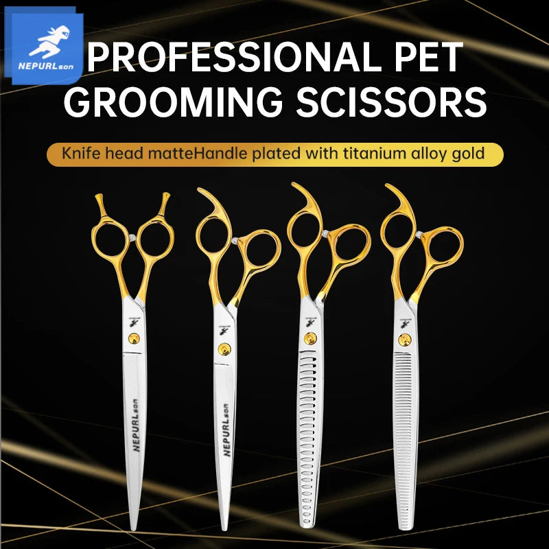 8" Stainless Steel Pet Dog Cat Grooming Scissors