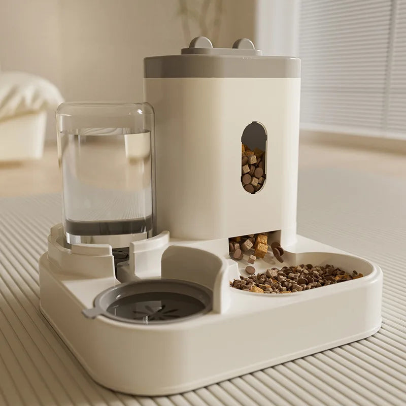 2.3L Automatic Pet Dog Cat Water Food Dispenser Bowl