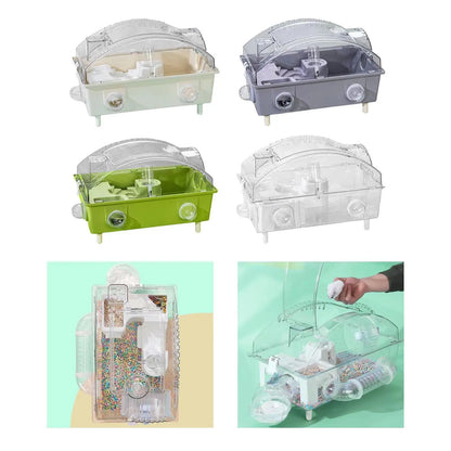 2 Tier Small Animal Pet Hamster Cage Exercise Crate