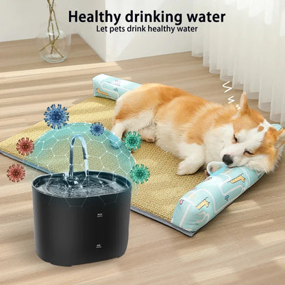 Automatic Pet Cat Dog Water Filter Dispenser Fountain