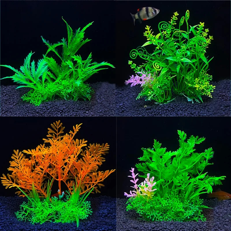 14cm/5.5inch Aquarium Fish Tank Artificial Decor Plants