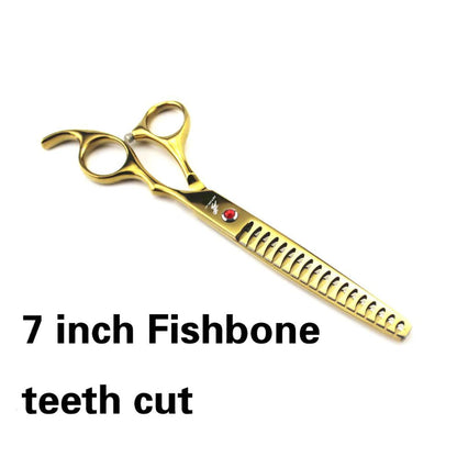 7" Stainless Steel Pet Dog Cat Grooming Thinning Scissors