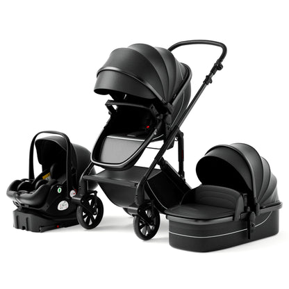 3-in-1 Baby Stroller with Safe Cradle