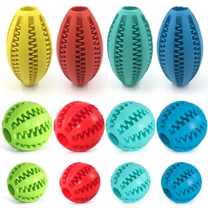 Natural Rubber Interactive Pet Dog Teeth Cleaning Chew Toys