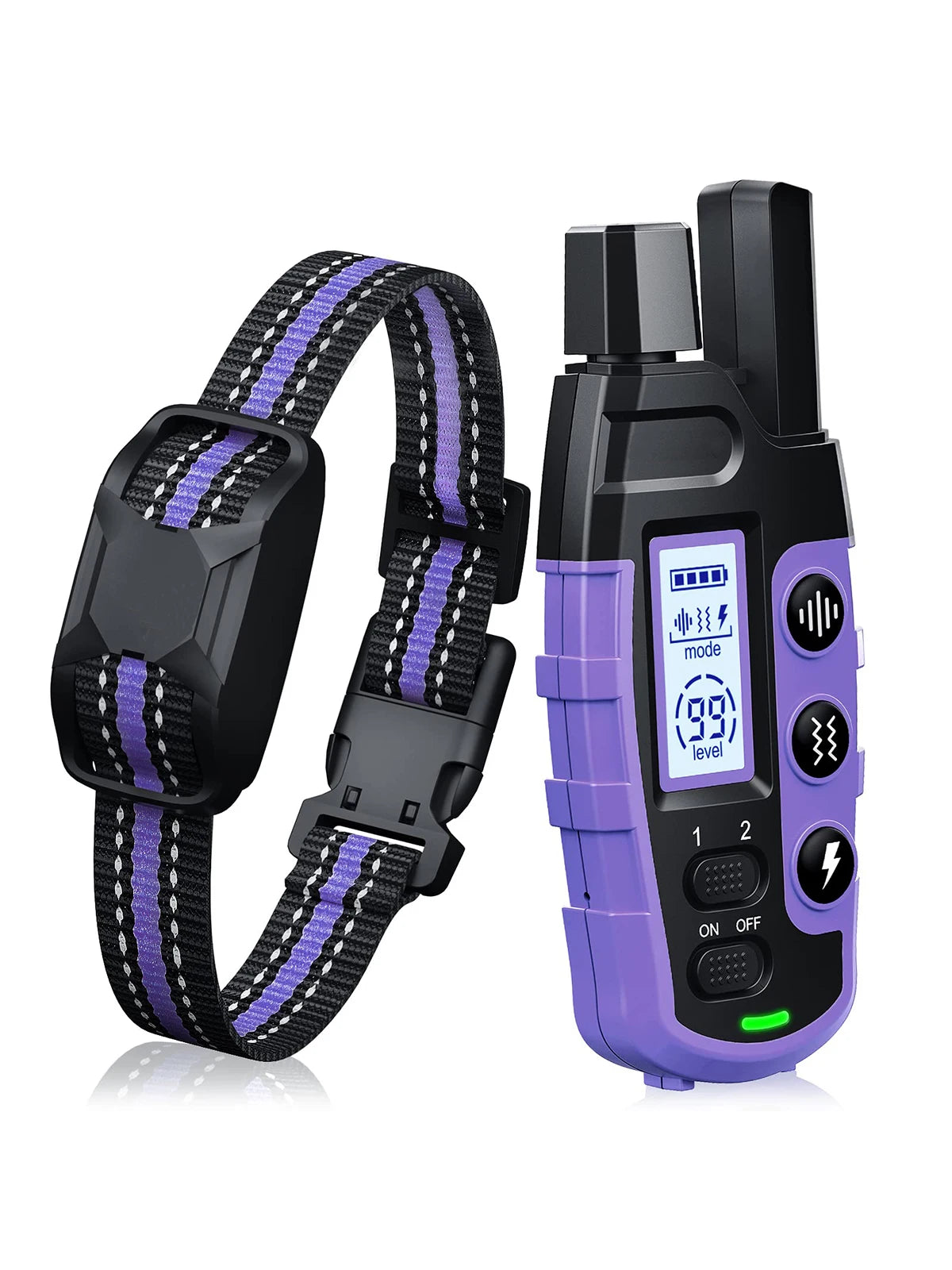 3300Ft Pet Dog Remote Control Waterproof Anti Bark Training Collar