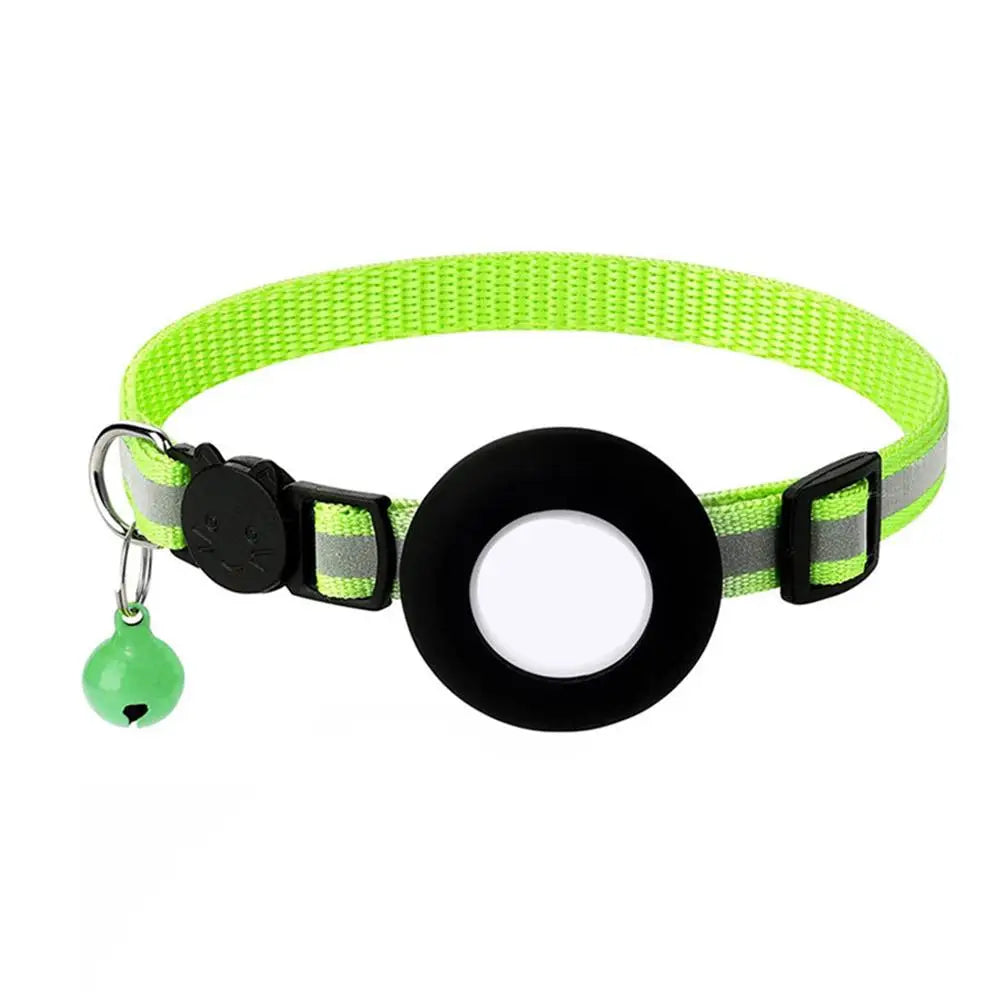 Pet Cat Collar with Protective Case for Anti Lost Locator Tracker Airtag Case