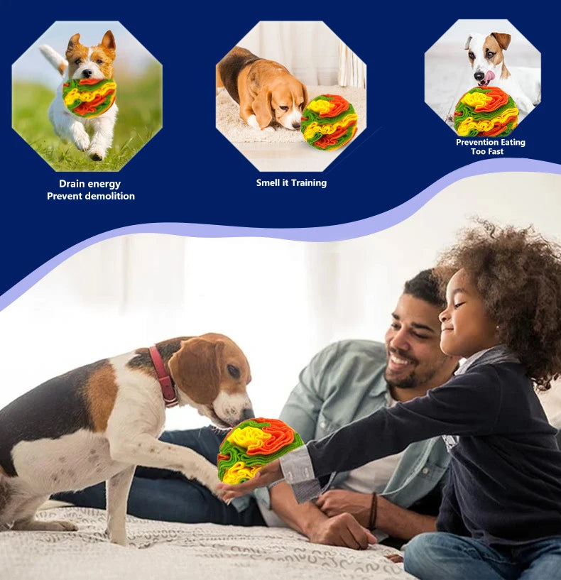 Interactive Pet Dog Snuffle Ball Toys