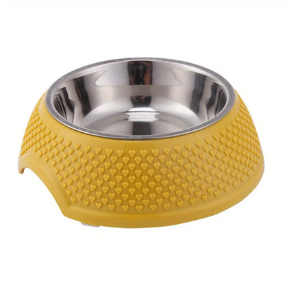 Non-slip Durable Stainless Steel Pet Dog Cat Feeding Water Bowl