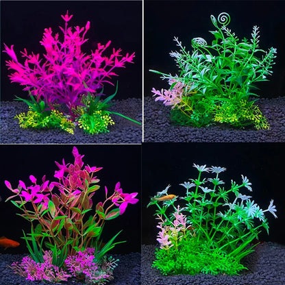 14cm/5.5inch Aquarium Fish Tank Artificial Decor Plants