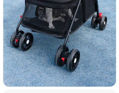 Lightweight Folding Walking Pet Dog Cat Stroller