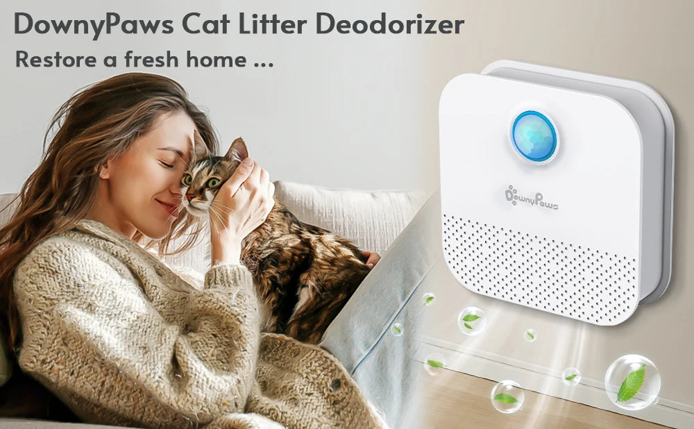 4000mAh Smart Odor Purifier Deodorizer For Pet Cat Litter Box