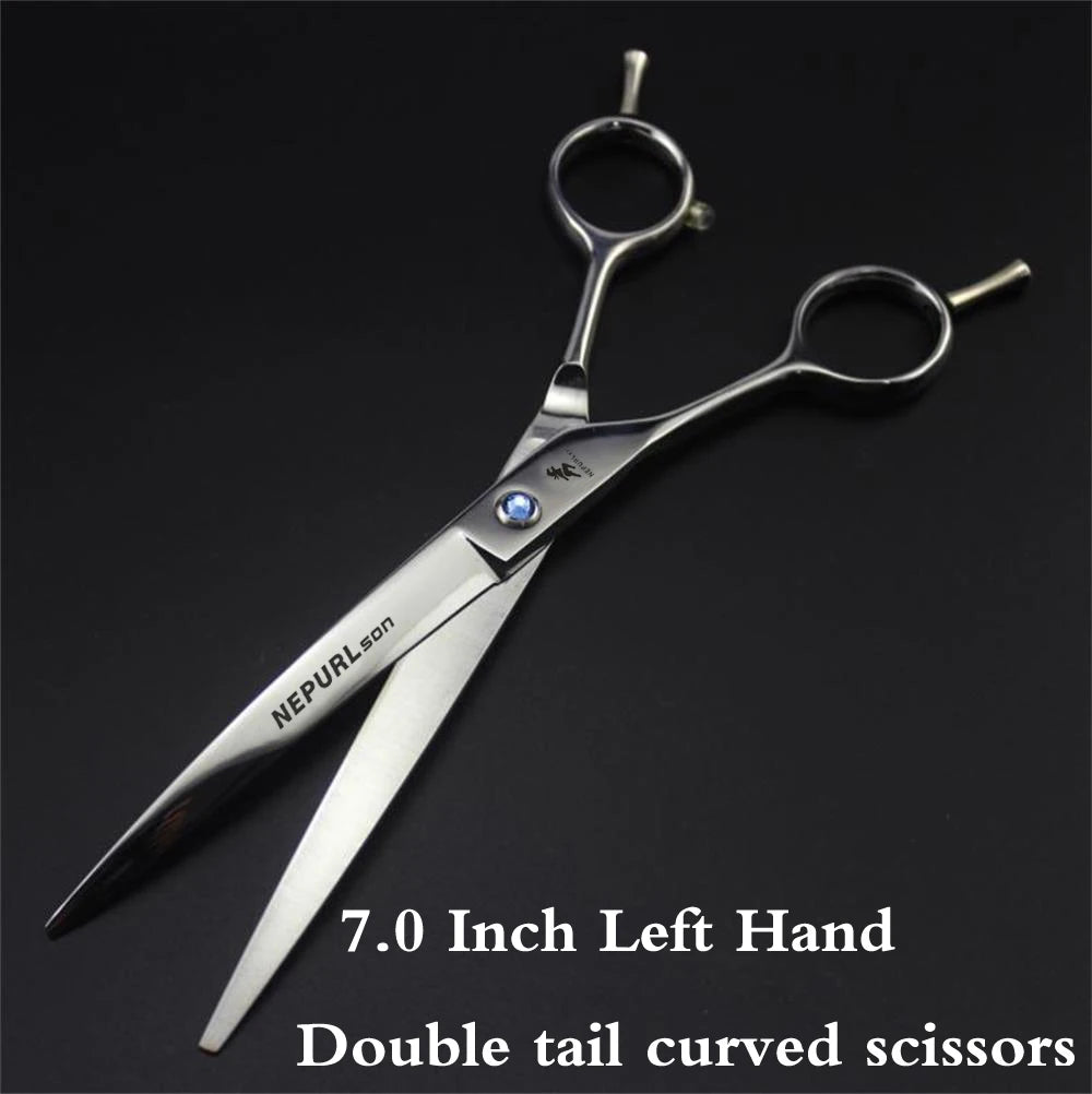 5pc Stainless Steel Pet Dog Cat 7" Grooming Scissors Combs Sets