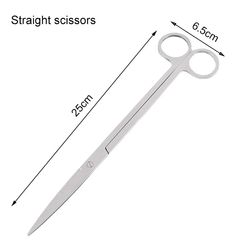 Stainless Steel Aquarium Fish Tank Cleaning Tools Scissors Tweezers