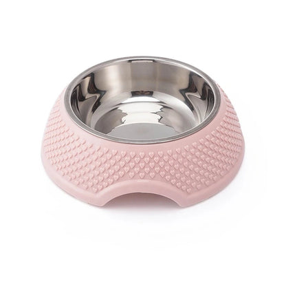 Non-slip Durable Stainless Steel Pet Dog Cat Feeding Water Bowl