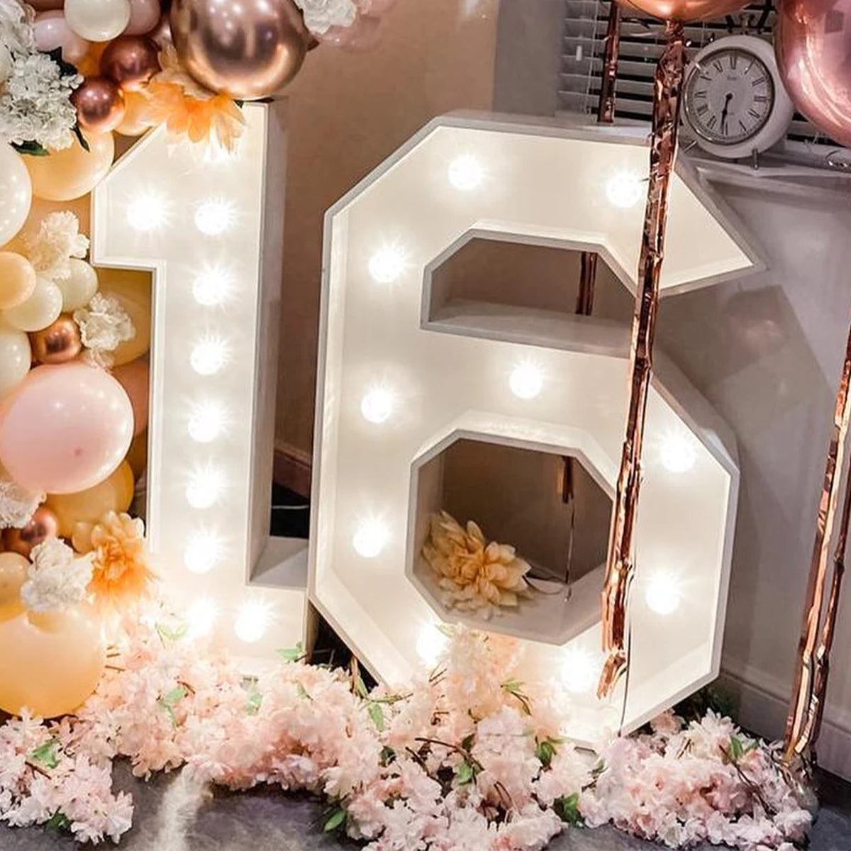 91.5cm Giant Light-Up Number Frame (0-9)