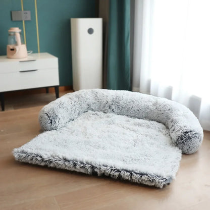 M-XL Removable Cover Plush Pet Dog Bed Sofa Cushion