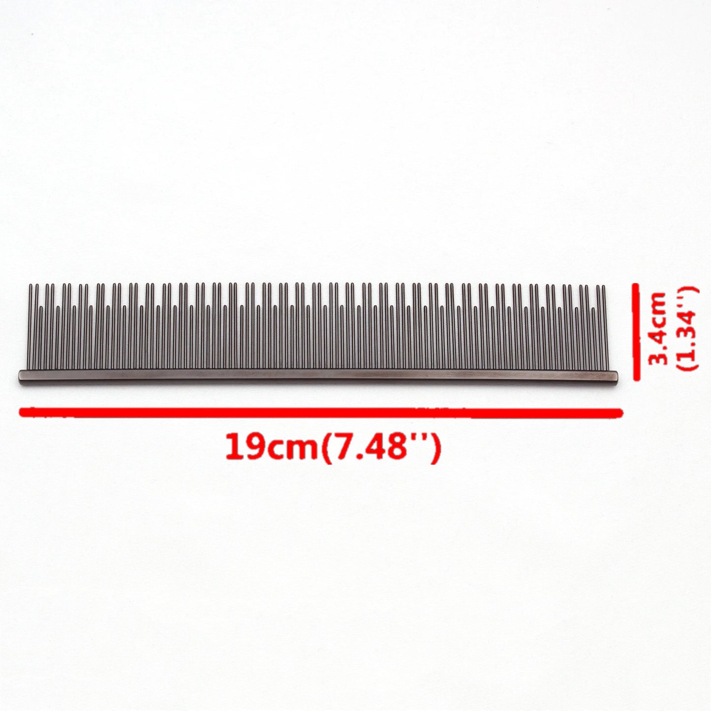 Aluminum/Stainless Steel Pet Cat Grooming Combs