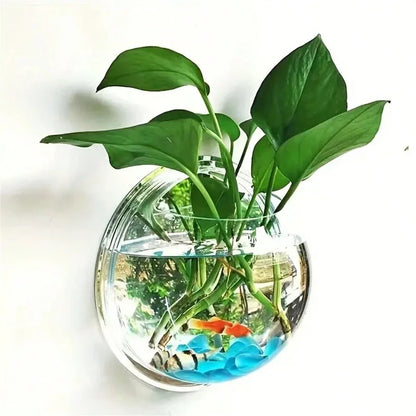 Hanging Aquarium Acrylic Fish Bowl Wall Tank