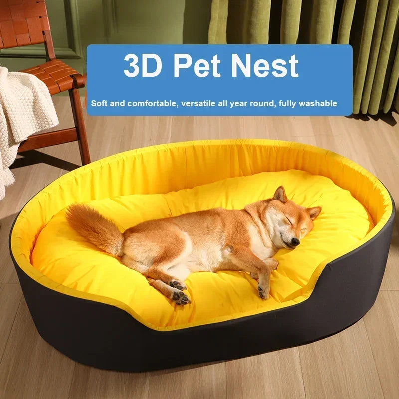 S-L Pet Dog Bed Sofa Kennel Cushion Mat