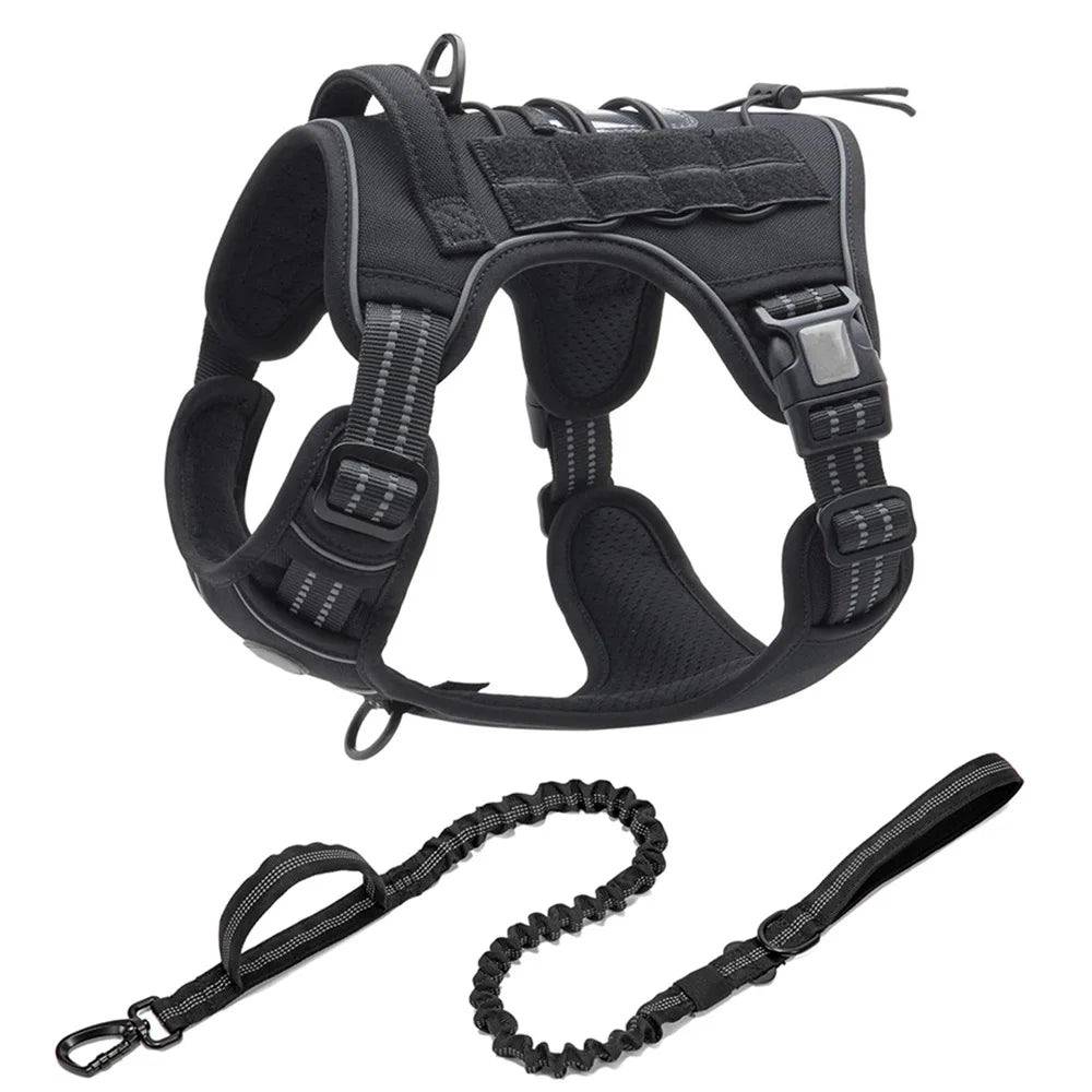 S-XL Reflective Pet Dog No Pull Harness Vest and Leash