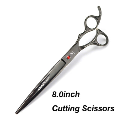 8" Stainless Steel Pet Dog Cat Grooming Scissors Combs Kits