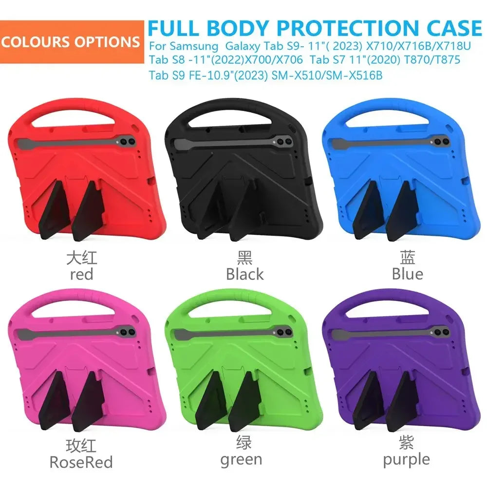 Durable EVA Case For Samsung Galaxy Tab S9/S9 FE Kids Cover