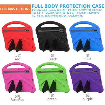Durable EVA Case For Samsung Galaxy Tab S9/S9 FE Kids Cover