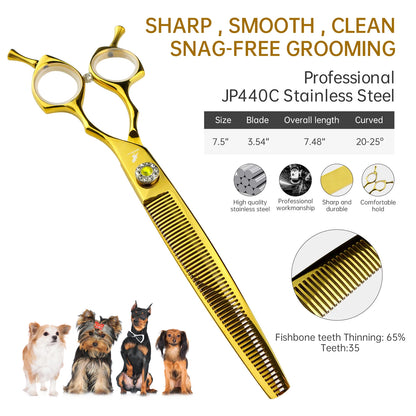 7-8" Stainless Steel Pet Dog Cat Grooming Thinning Scissors