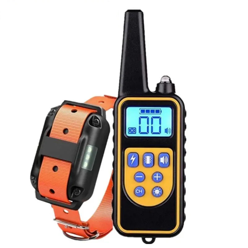 2600ft Waterproof Rechargeable Pet Dog Anti Bark Training Collar w/ Remote Control