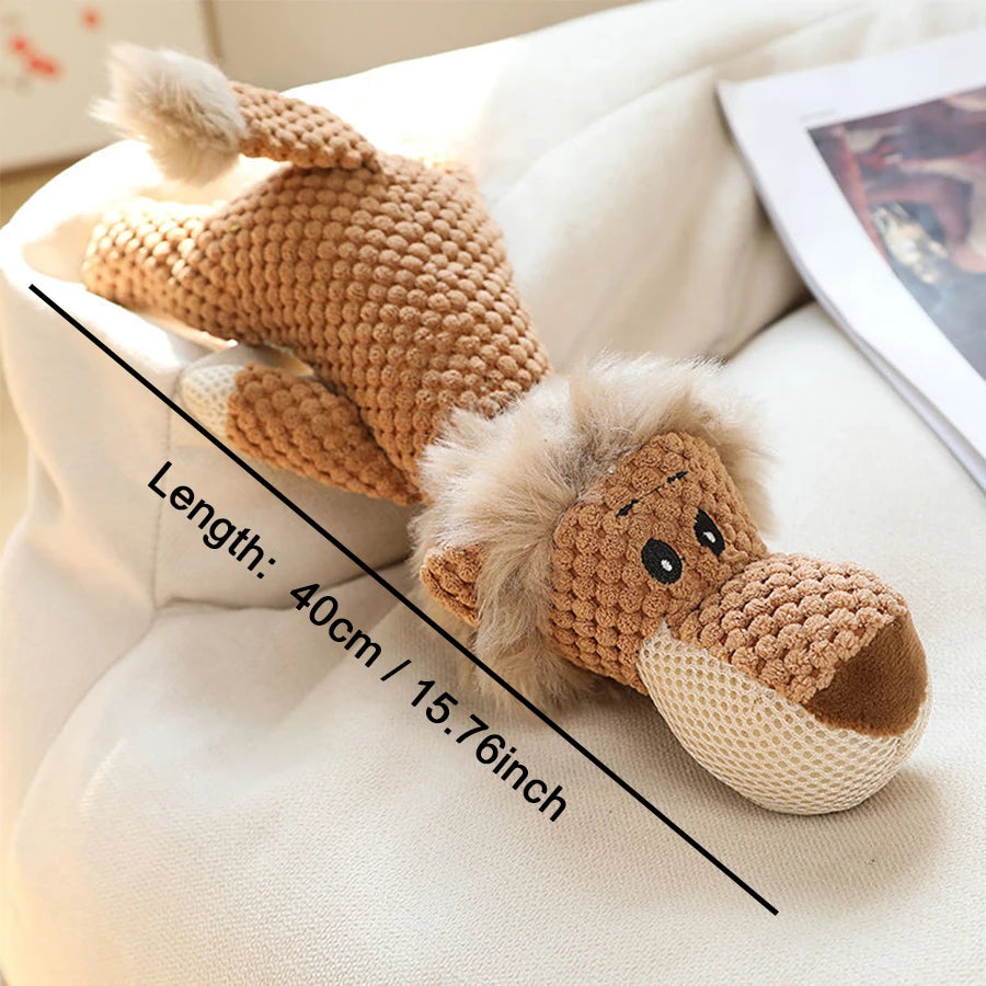 1/3Pcs Bite-Resistant Squeaky Sound Plush Pet Dog Toy