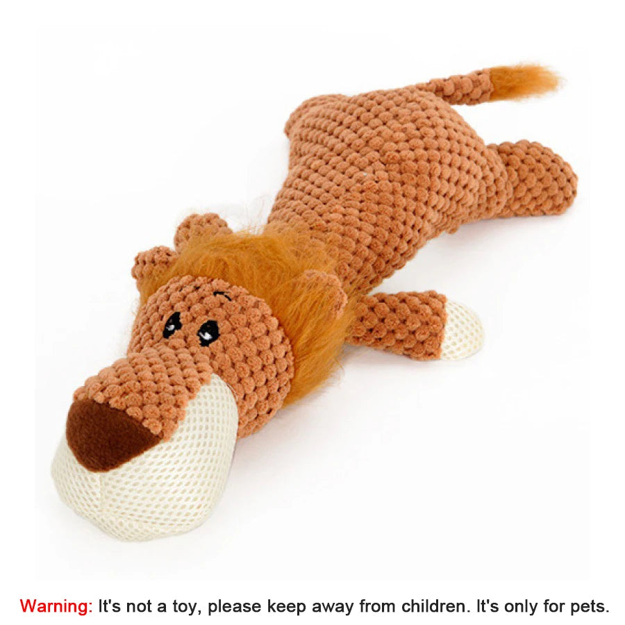 1/3Pcs Bite-Resistant Squeaky Sound Plush Pet Dog Toy