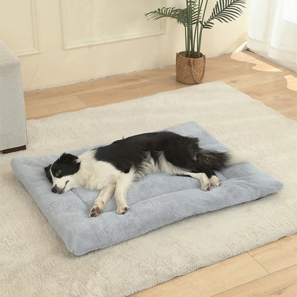 S-2XL Pet Dog Cat Soft Long Plush Beds Cushion Mat Sleeping Sofa