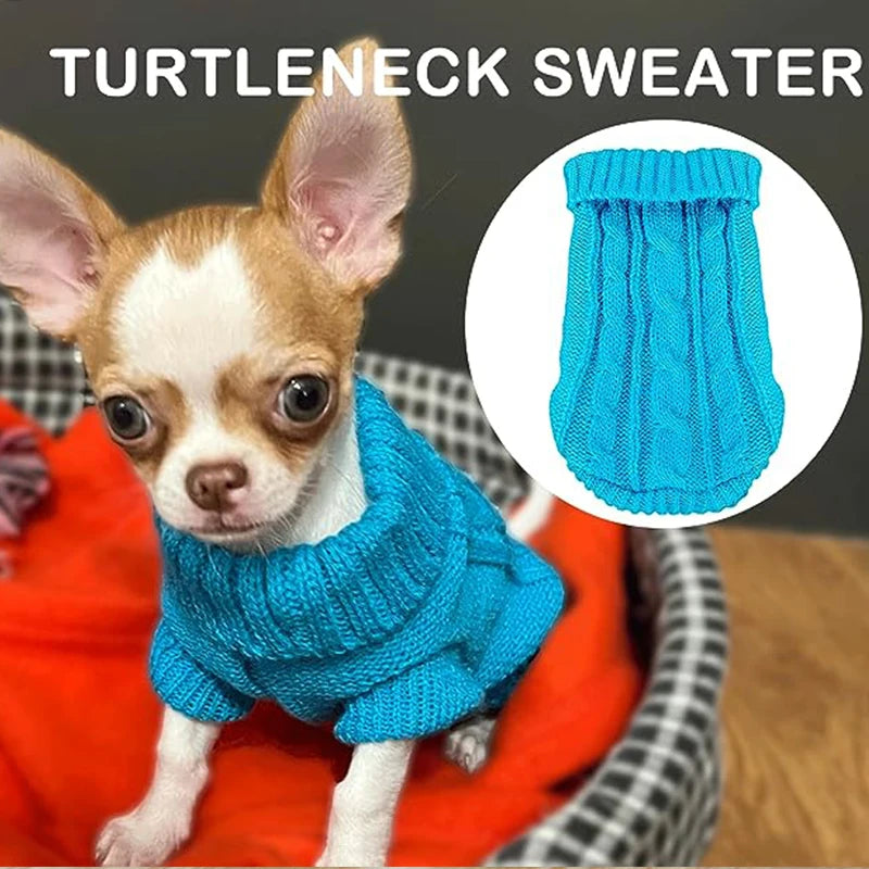 3XS-XS Pet Dog Teacup Sweater Knitted Clothes Apparel Vest