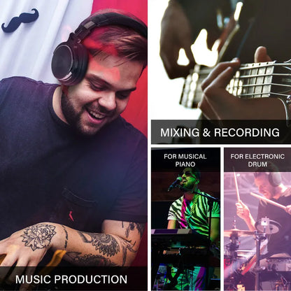 Oneodio Studio Pro DJ Headphone with Mic for Clear Sound