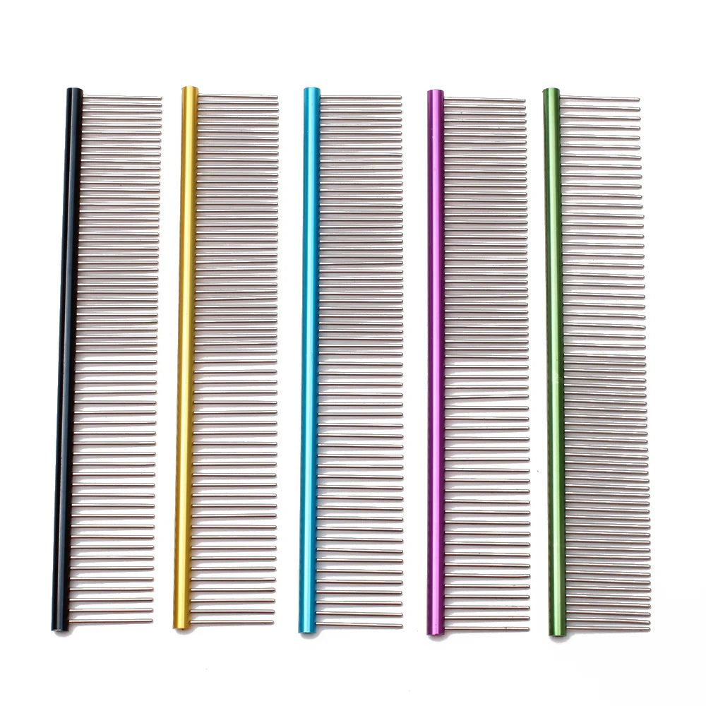 Aluminum Alloy Pet Grooming Combs