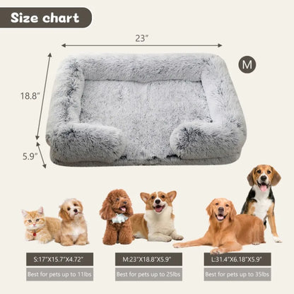 S-L Washable Orthopedic Pet Cat Dog Sofa Bed Mattress