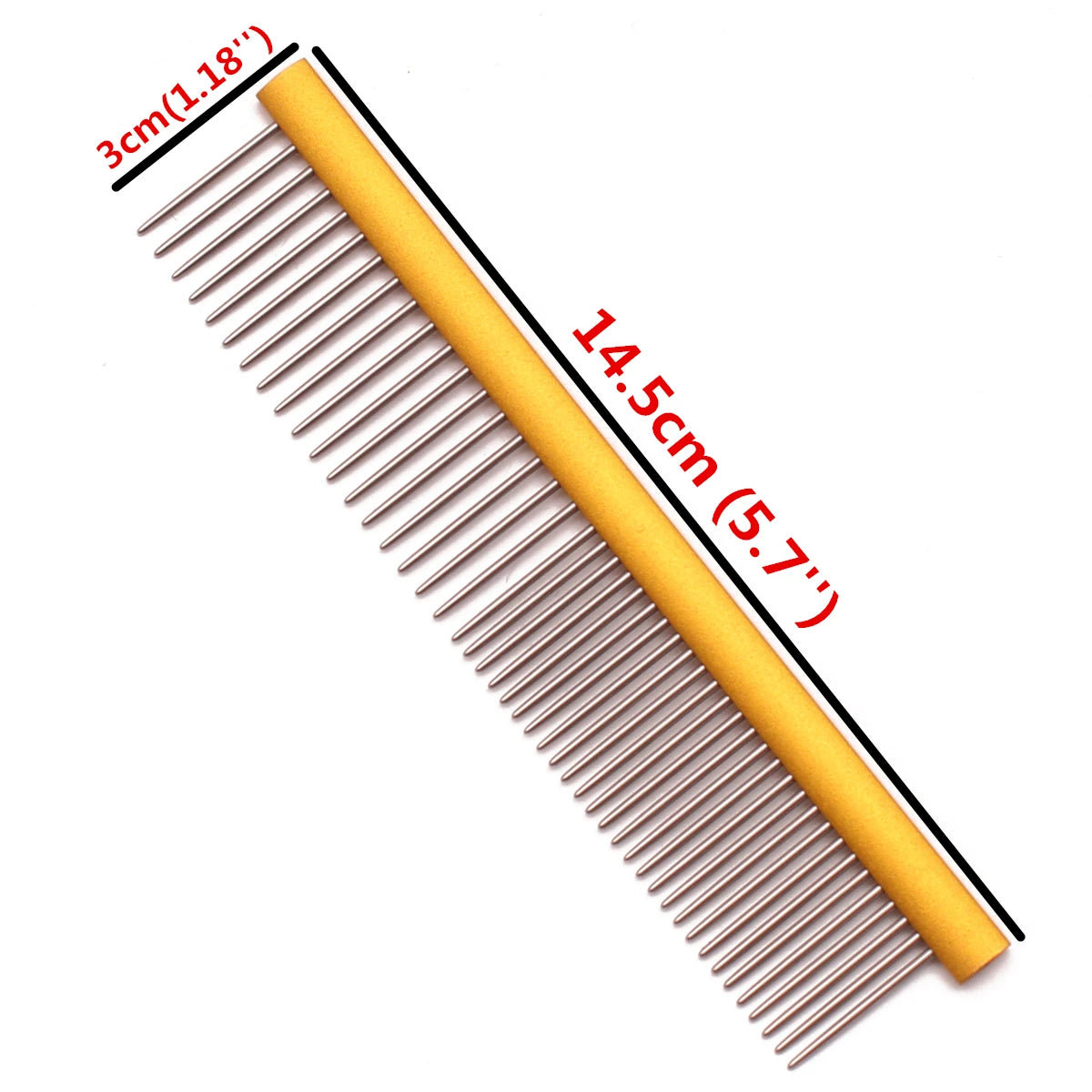 Aluminum Alloy Pet Grooming Combs