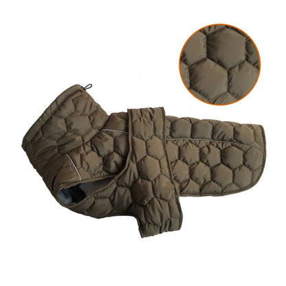 S-2XL Pet Dog Winter Coat Fleece Jacket Reflective Snowsuit Waterproof Windproof Apparel