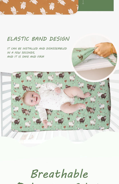 1 Pc Baby Crib Sheet