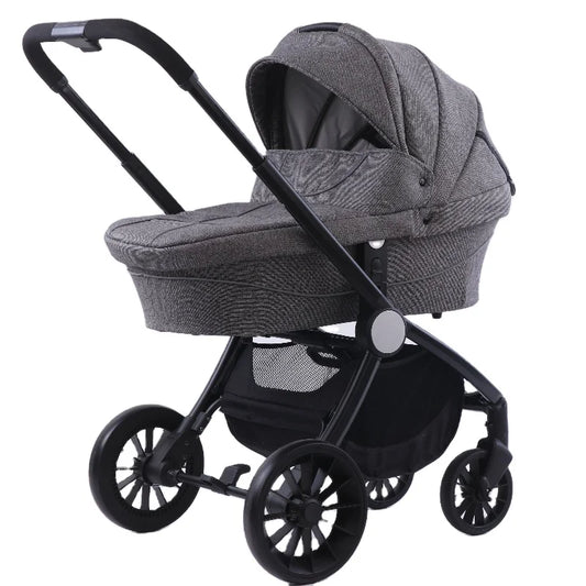 3-in-1 Baby Stroller with Cradle and Safety Seat