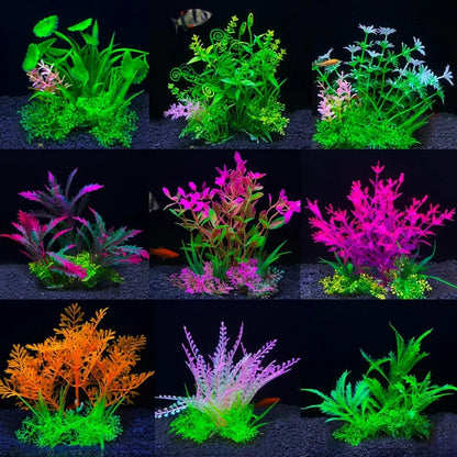 14cm/5.5inch Aquarium Fish Tank Artificial Decor Plants