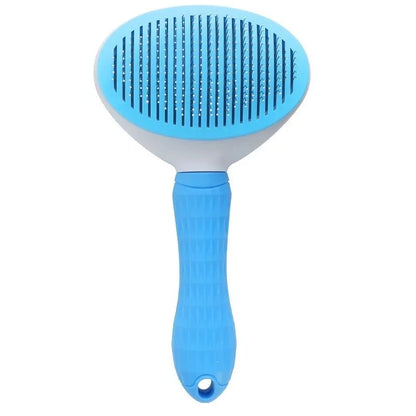 Pet Dog Cat Self Cleaning Hair Remover Grooming Brush