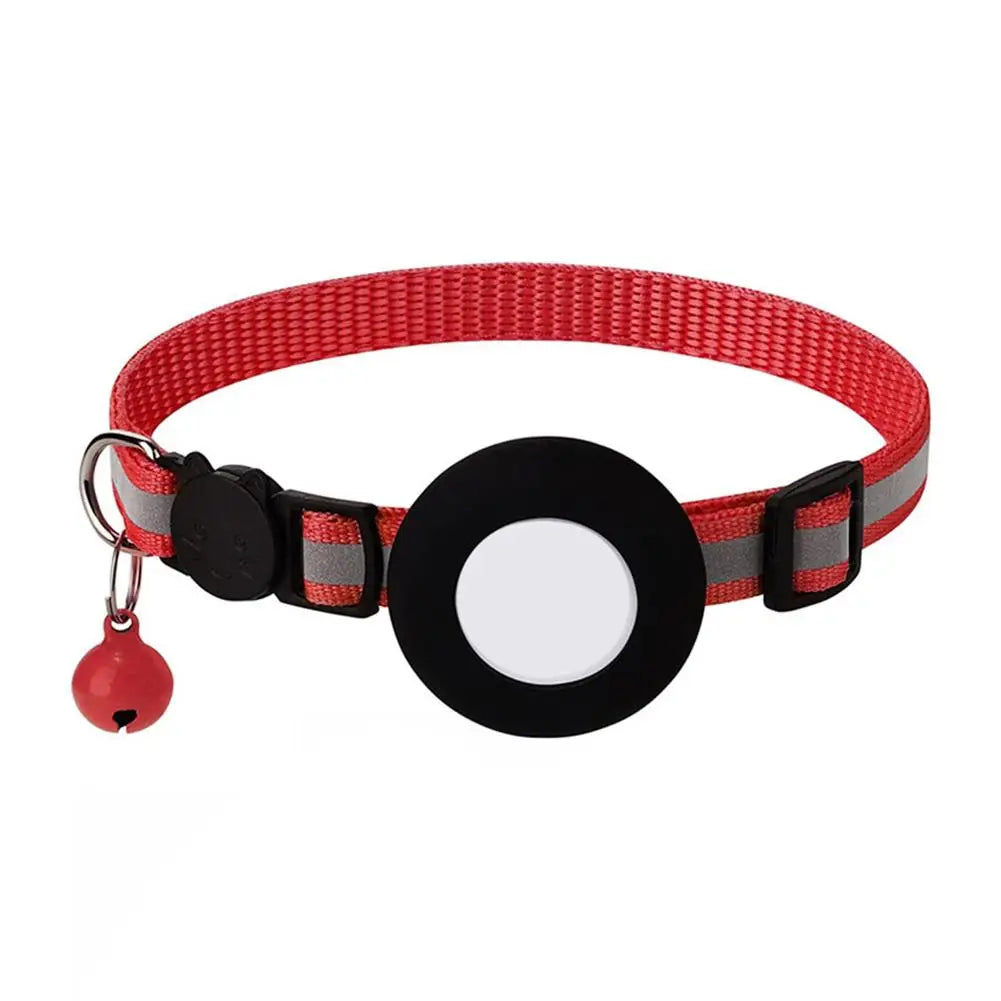 Pet Cat Collar with Protective Case for Anti Lost Locator Tracker Airtag Case