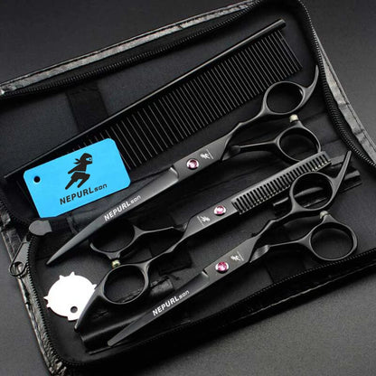 4pc Stainless Steel Pet Dog Cat Grooming Scissors Comb Sets