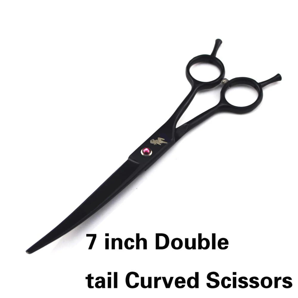 4pc 7" Stainless Steel Pet Dog Cat Grooming Scissors Comb Sets