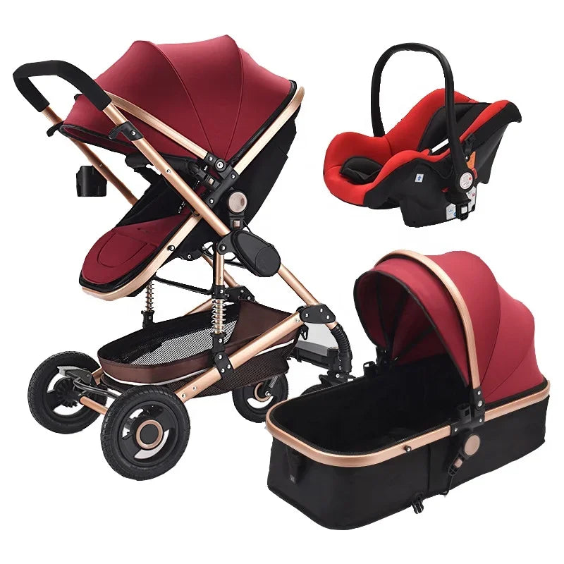 3-in-1 Lightweight Baby Stroller