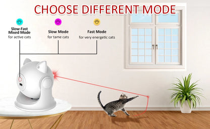 Pet Cat Rechargeable Automatic Motion Laser Toy Random Activated