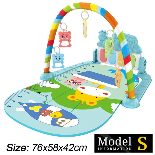 Baby Fitness Stand Music Play Gym for Early Education